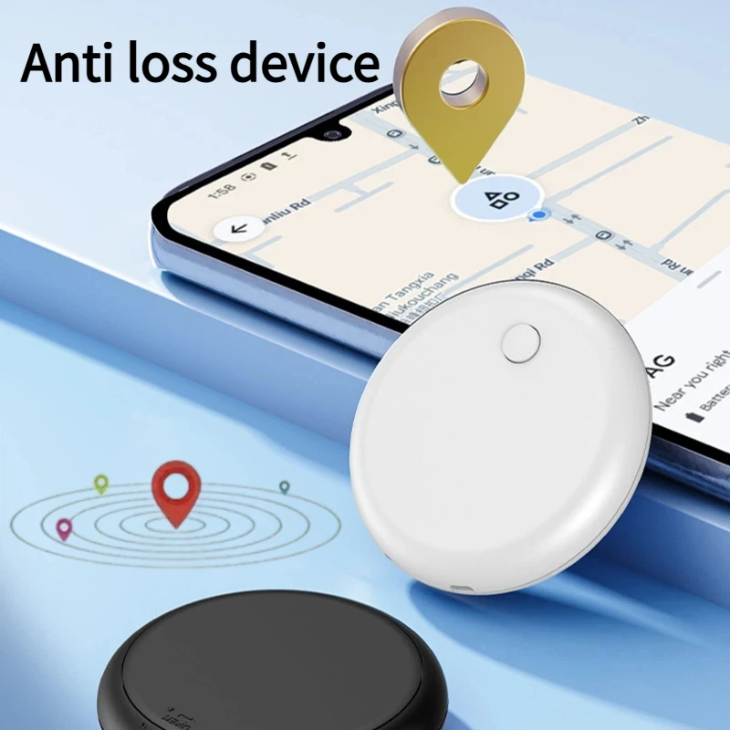Anti Loss Tracker Global Positioning Long Battery Life for Luggage Car Item Locator Compatible Find My Device for Google Android