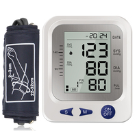 Automatic Tonometer Arm Blood Pressure Monitor Pressure Sensor Monitor BP Equipment Digital Tensiometer LED Display Arm Cuff
