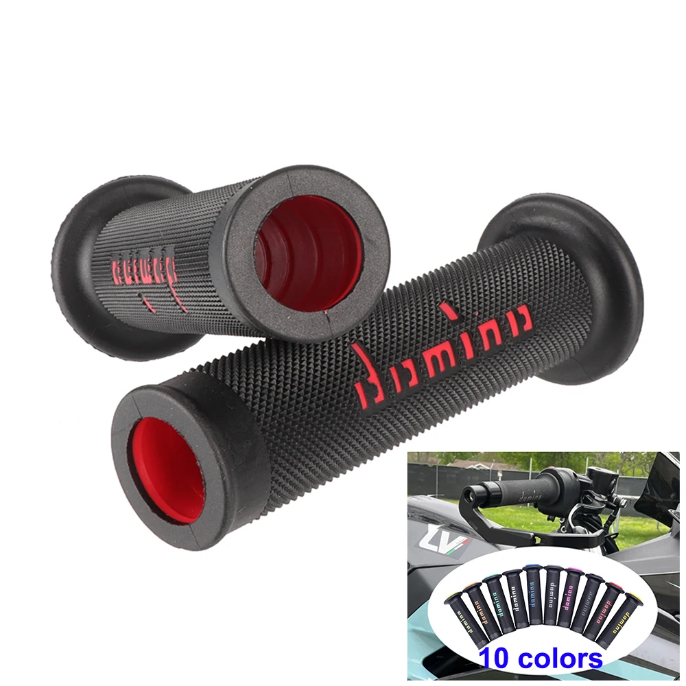 

Motorcycle 7/8" 22 24mm Grips Handle Bar Rubber GEL Domino Grip For KTM YAMAHA Universal Pit Bike Motocross Motorbike