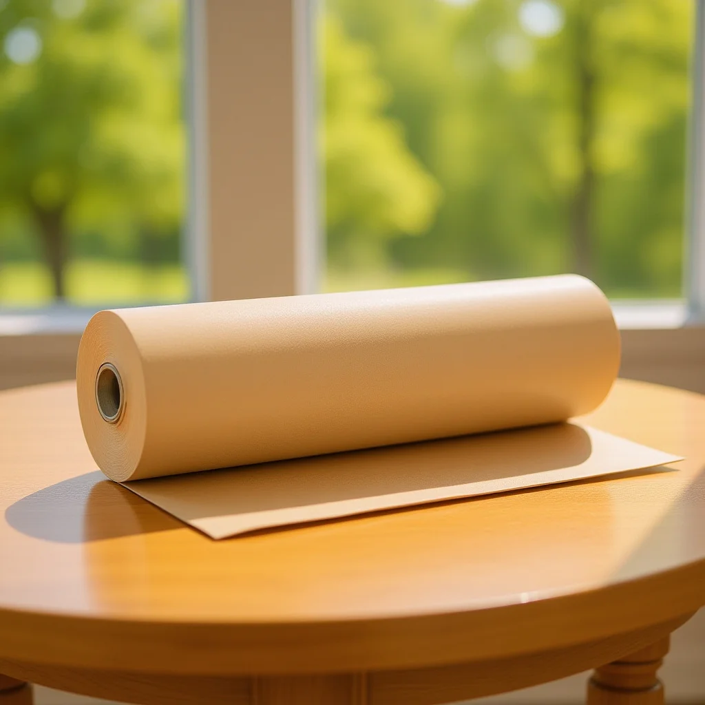 

Kraft Paper Roll Brown Gift Wrapping Paper Packing Material Blank Design for Party Gifts Flower Bouquet Craft Paint