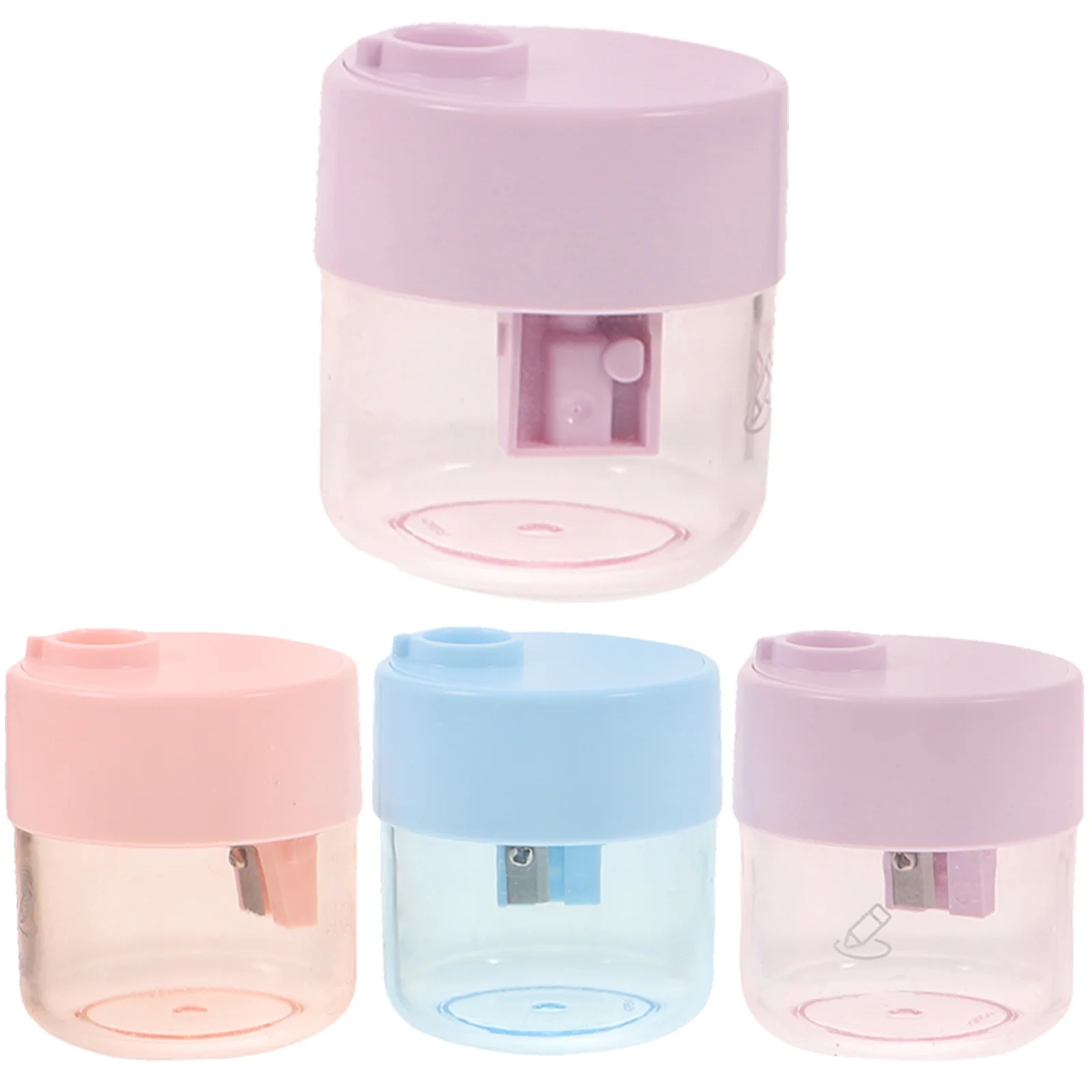 

4 PCS Manual Pencil Turning Knife Sharpener Student Sharpeners Japanese-style Stainless Steel