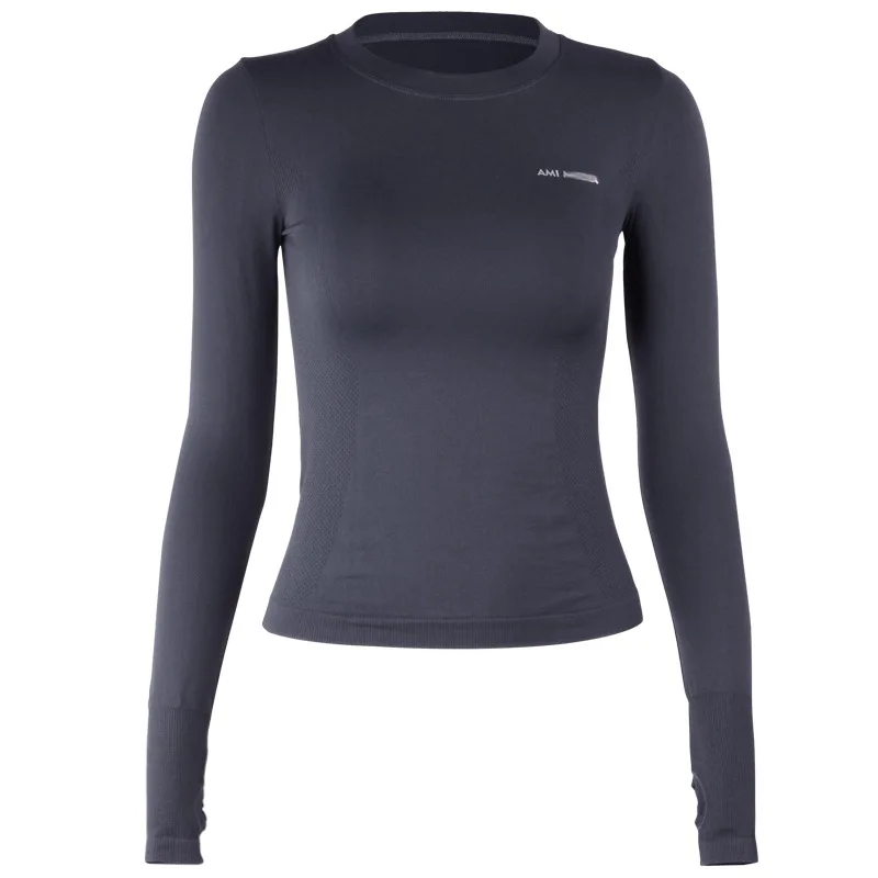 Moisture-wicking and Breathable Yoga Top for Women, Long Sleeve Sports Shirt for Workout