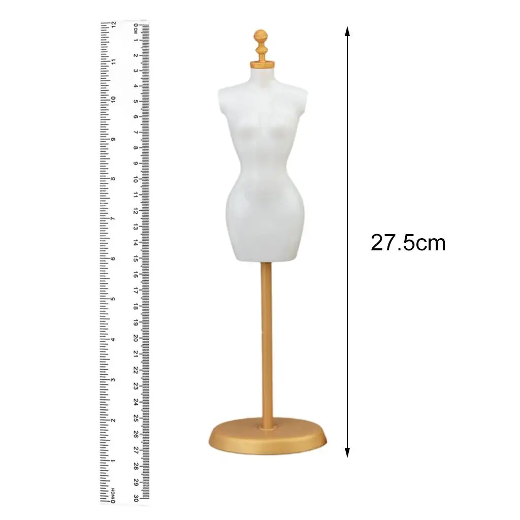 5/Set ropa para muñecas vestido forma maniquí muñeca ropa soporte de exhibición soporte