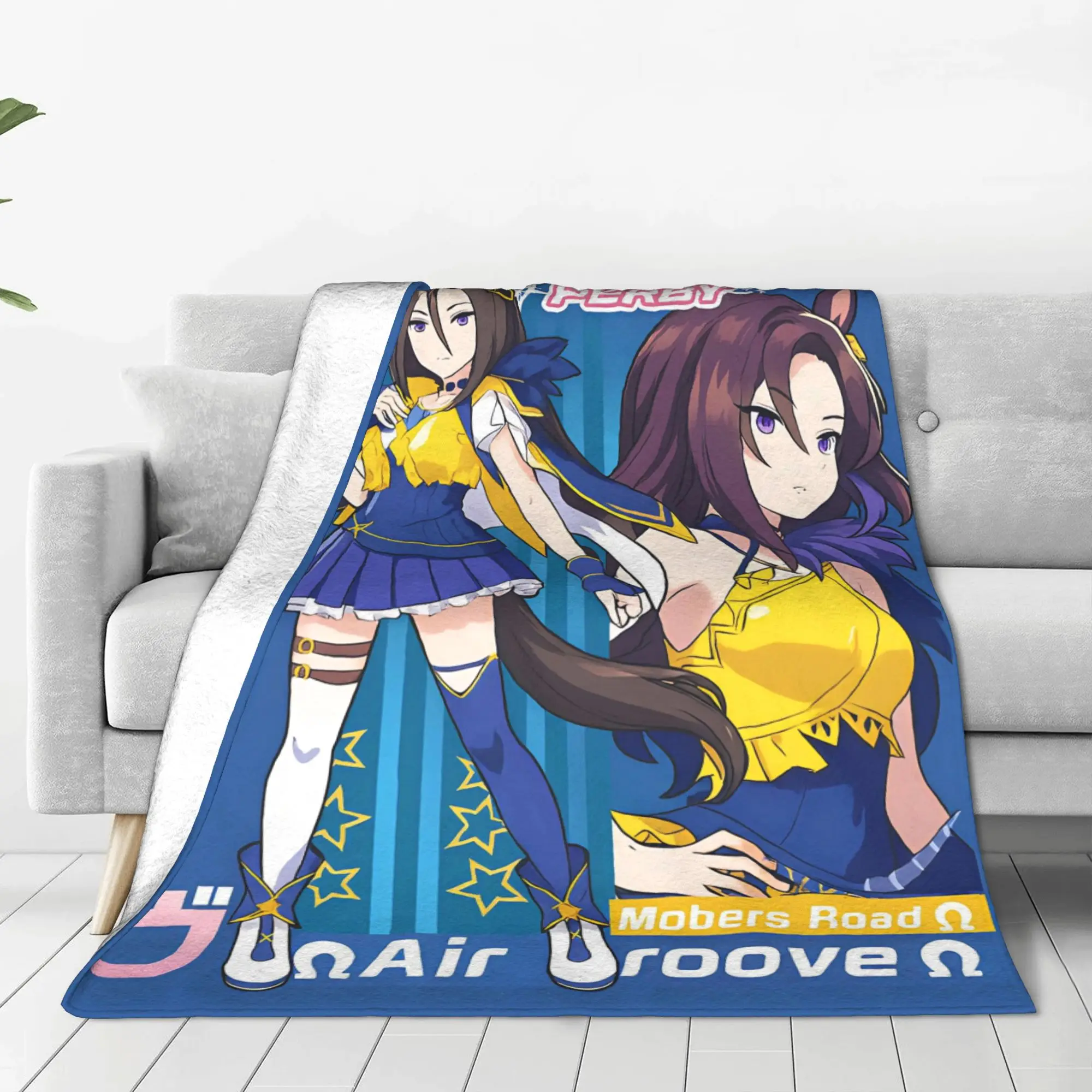 

Air Groove Horse Girl Prettys Derbys Plush Blanket Girls Boys Flannel Throw Blanket For Bedroom Super Warm Quality Bedspread