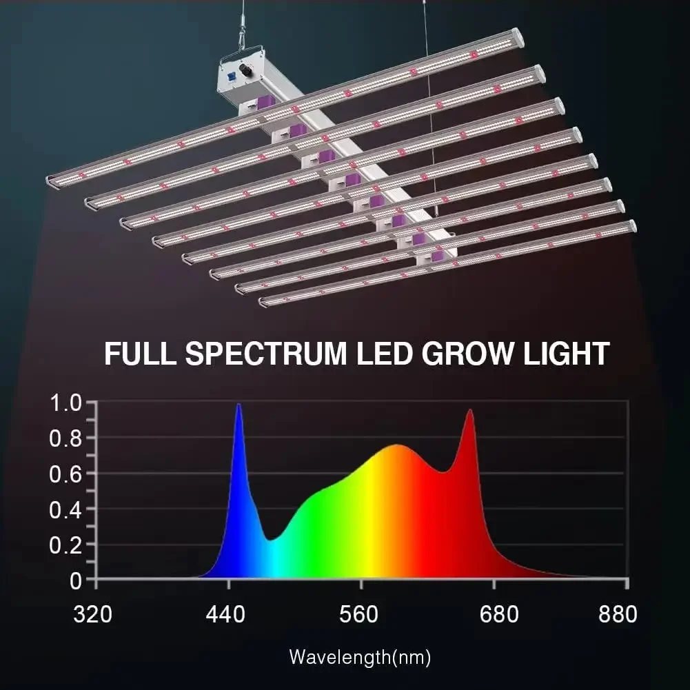 All'ingrosso Uv Ir dimmerabile spettro completo 800 w Led coltiva la lampada personalizzata Samsung Lm281b Lm301b Lm301h 800 Watt Led coltiva la luce