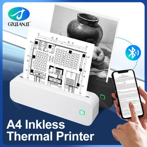 A4 Printer Portabel Nirkabel bebas Tinta Kompatibel dengan Ponsel Bluetooth iOS Android Pembuat Komputer Notebook Untuk Cetak PDF Foto 10 printer pc penjualan terbaik - №