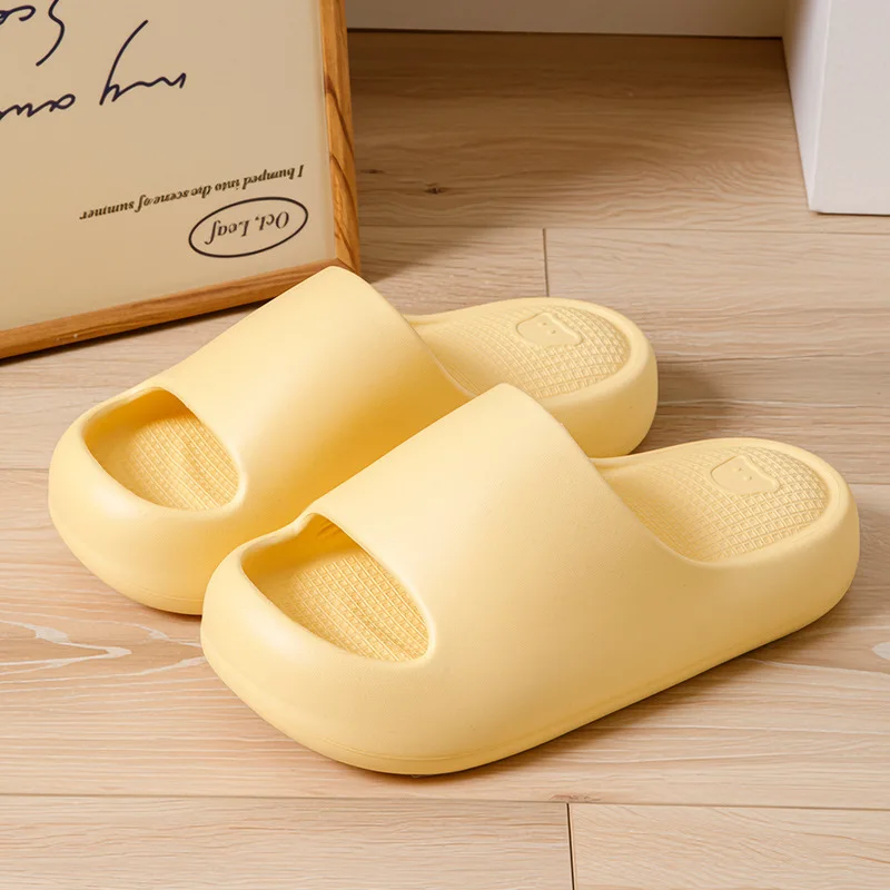 Women Cloud rubber Slippers House Platform Summer Soft Sandal Slides Flip Flop Men Male Ladies Home Shoe Flat EVA Outdoor Indoor