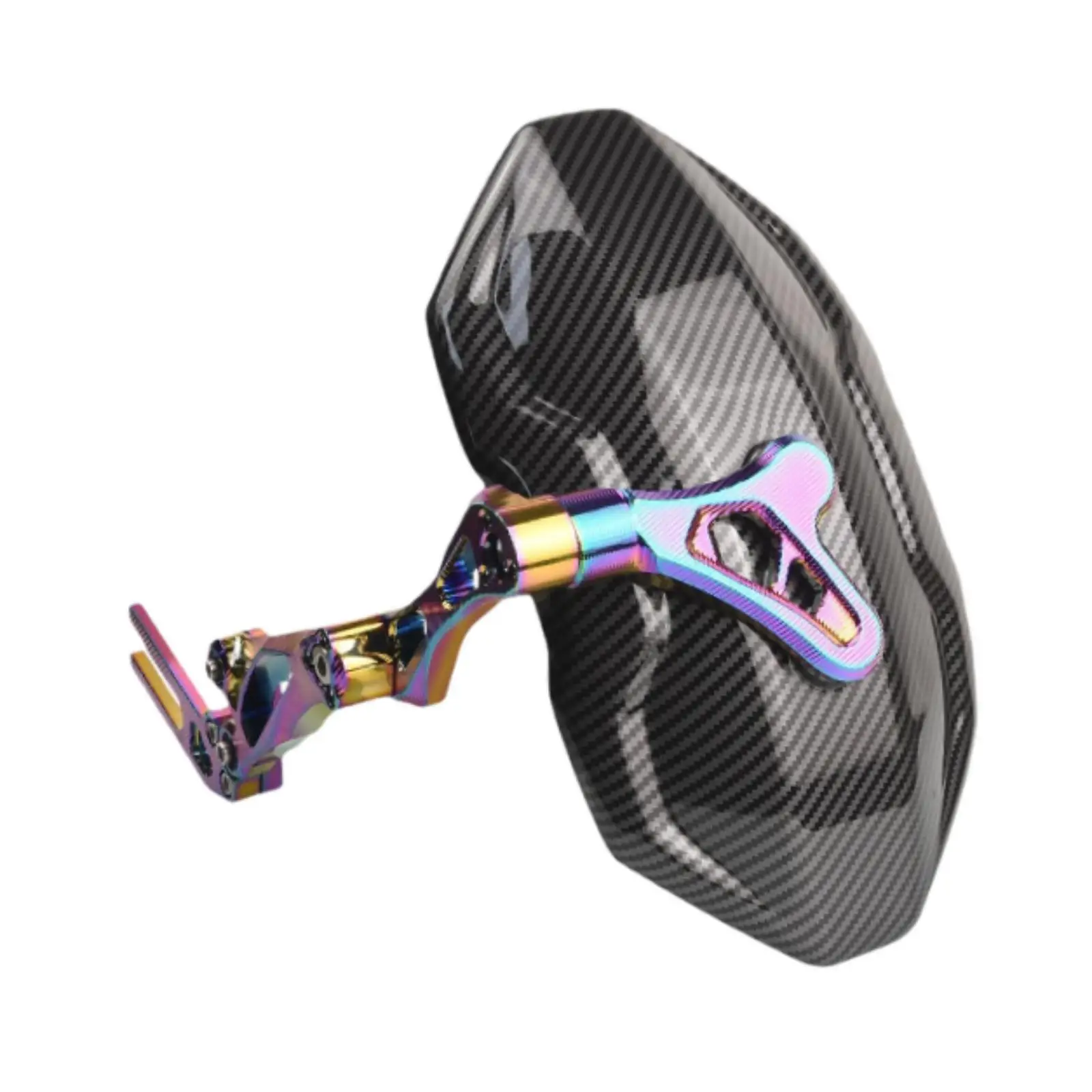 

Universal Motorcycle Tire Mud Flaps Carbon Fiber Texture Rear Mudguard Splash Guard for Electric Scooter Modification