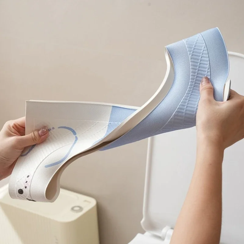 Not Easy Deformation Toilet Seat Pads Waterproof Isolate Dirt Bathroom Accessory 38x40cm Contrast Color Toilets Decorative Mats