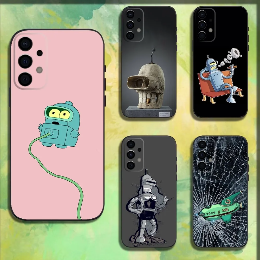 F-Futurama Funny B-Bender Phone Case For Samsung Galaxy A13,A21s,A22,A31,A32,A52,A53,A71,A80,A91 Soft Black Cover