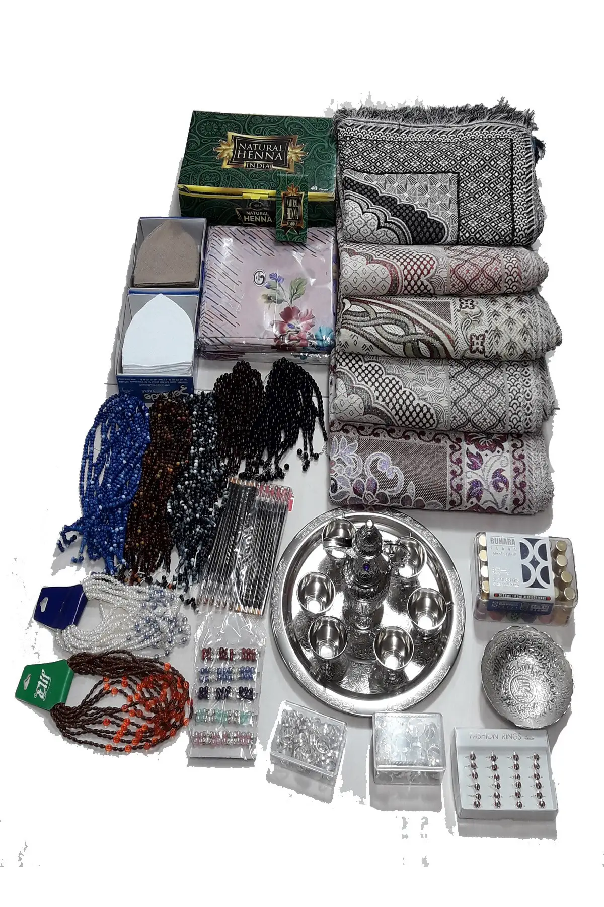 DOLBOVI Hac and Umre gift set 25 person first Meditation Rug