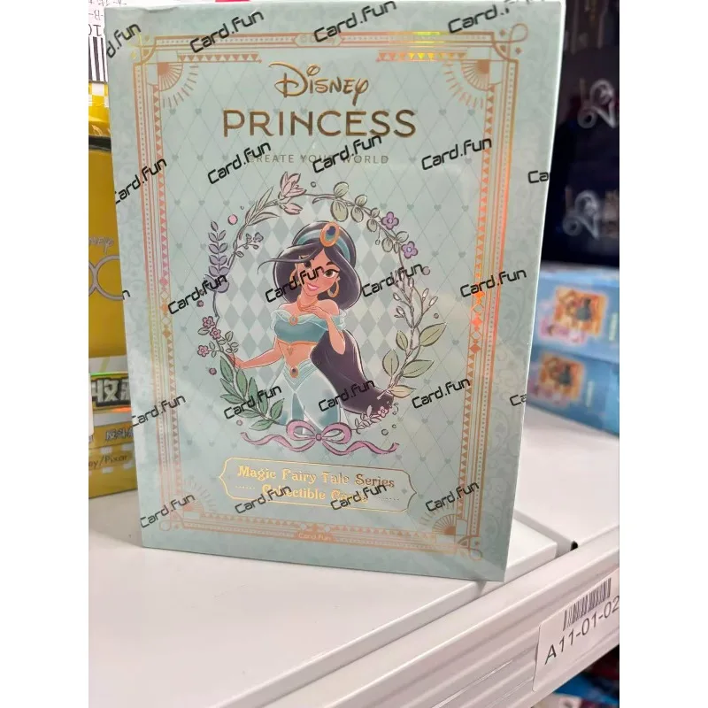 Original Disney Princess Collectible Cards Magical Story Anime Rare Cards Ariel Snow White Lovely Girls Birthday Gift