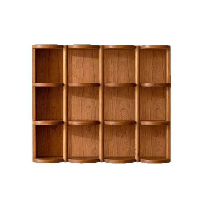 

Retro wall solid wood water cup holder French storage display