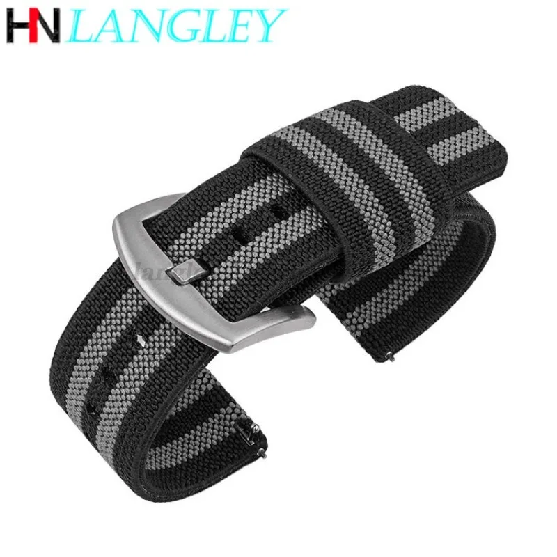 Army Nylon Woven Watch Strap 18mm 20mm 22mm 24mm for Seiko Quick Release Bracelet Sport Wristband for Huawei Watch Gt3/Gt4 46mm