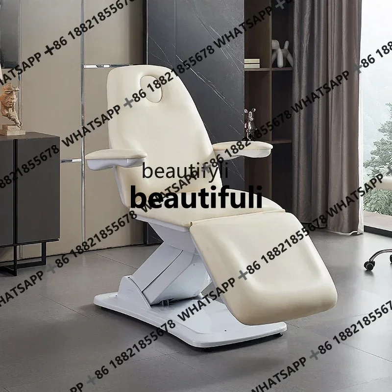 xx1Electric Beauty Bed Body Massage Lifting Multifunctional Heating Beauty Salon Folding Tattoo Couch