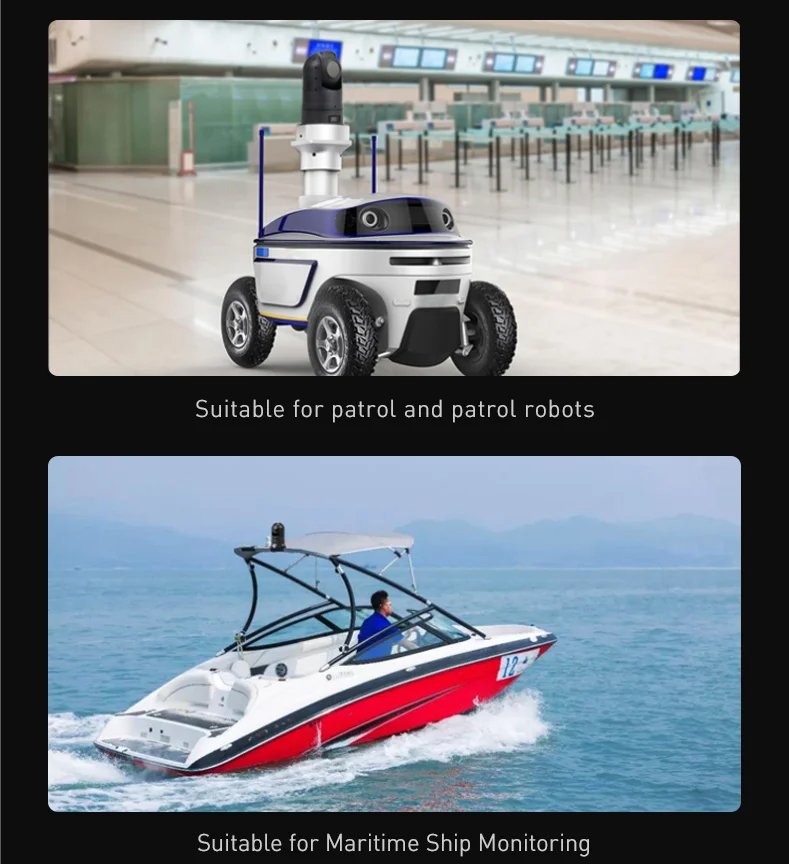 كاميرا متينة مثبتة على السيارة كاميرا PTZ Ani-shake HD Zoom للرؤية الليلية كاميرا Cctv Ip 4G H265 COMS شاشة عرض فيديو طويلة المدى #6