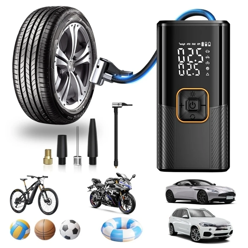 

Car Mounted Wireless Inflation Pump Portable Car Inflation Pump Electric Car Tire High-pressure Inflation Pump