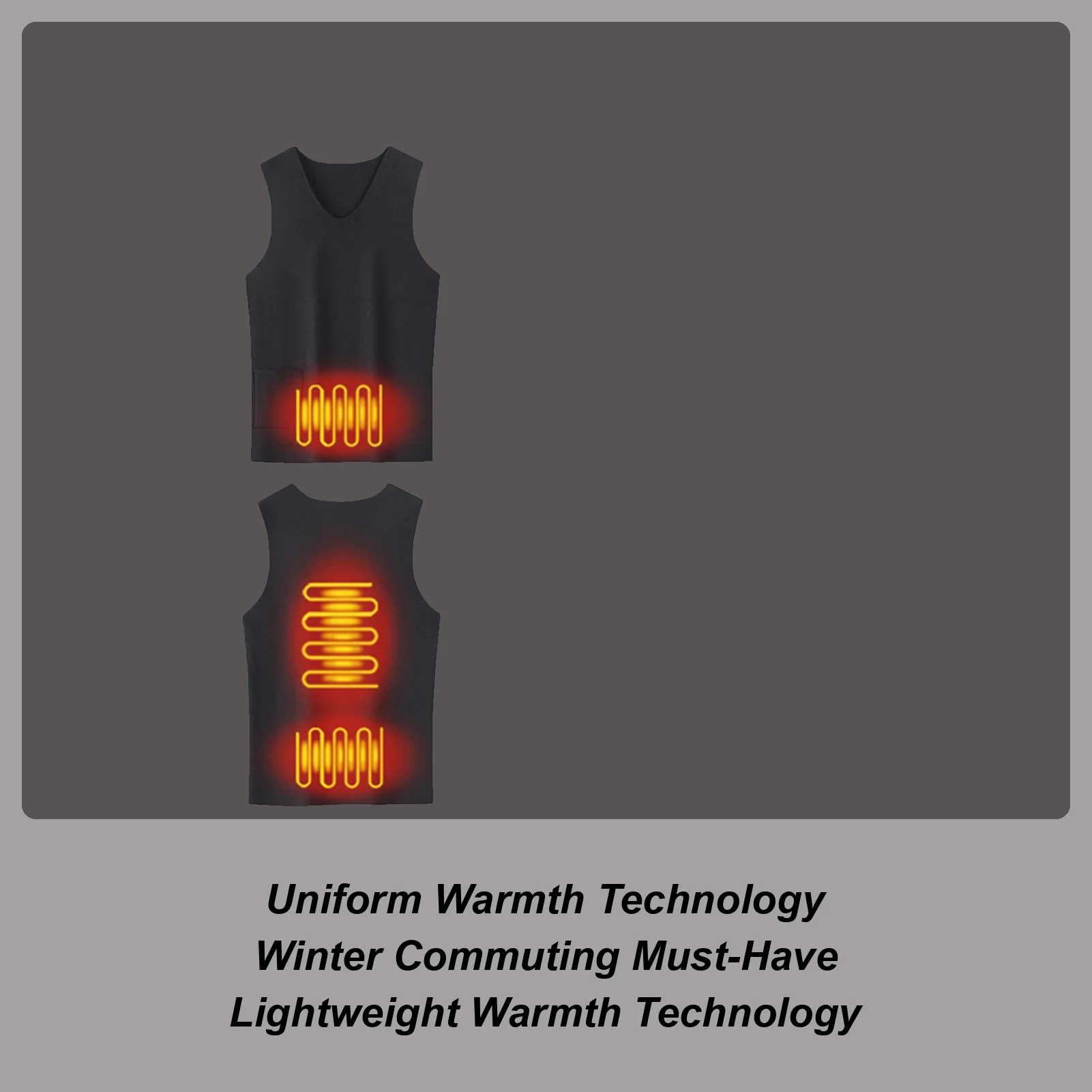 Heated Vest Washable Lightweight Warming Jackets Heating Vest for Biking Riding Indoor Outdoor Work Cycling Golf Winter Sports