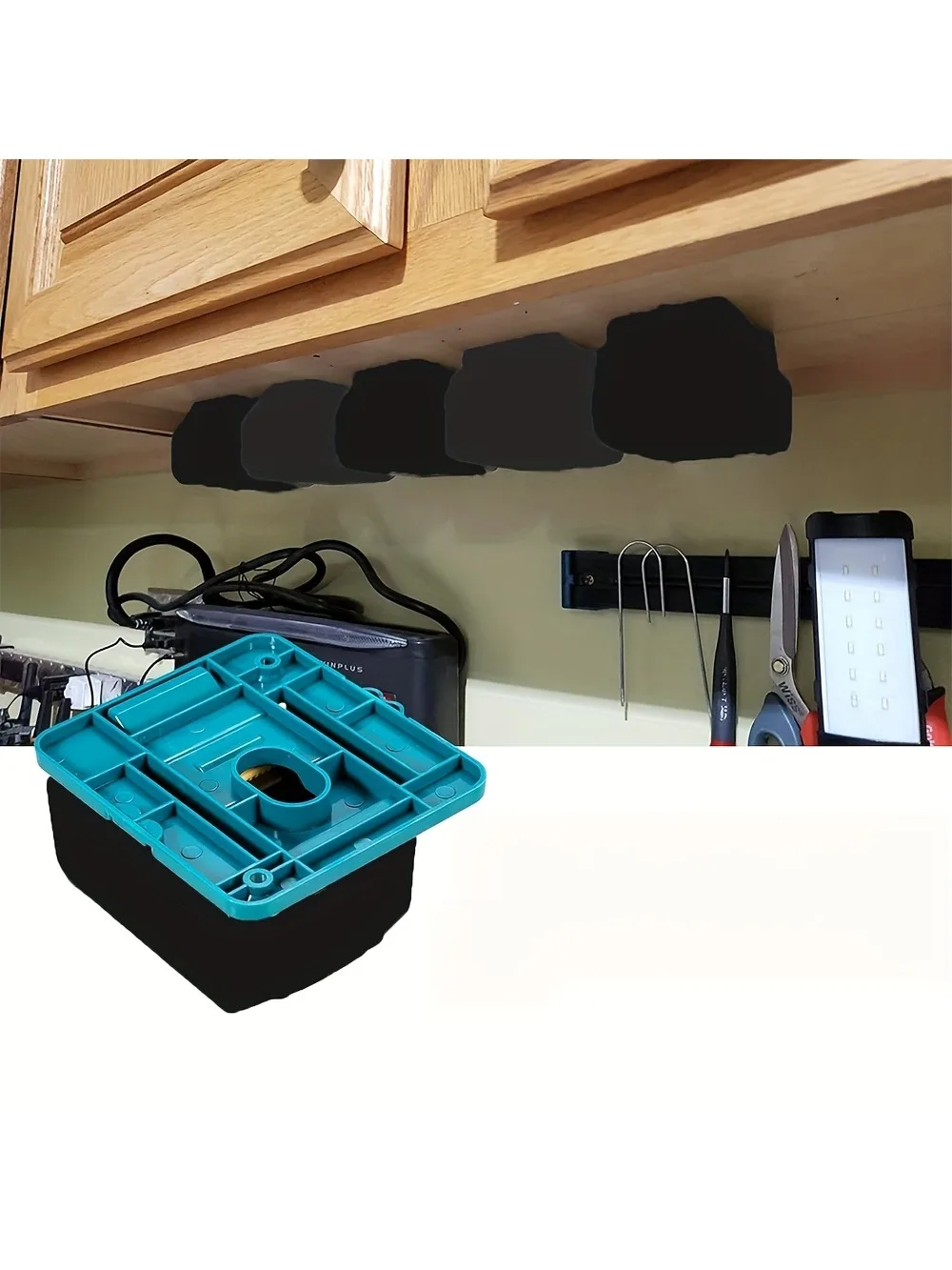 10 Stuks 18V Batterij Dock Houder Wall Mount Batterijen Organizer Voor Makita BL1860 BL1850 BL1840 BL1830 Voor Garage werkplaats - afbeelding 2