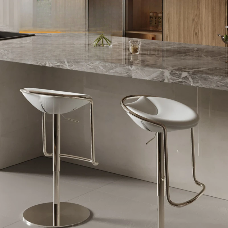 كراسي بار اقتصادية مريحة وبسيطة من Beauty Metal Bistro، أثاث منزلي أنيق عالي الجودة ومحمول من Banqueta