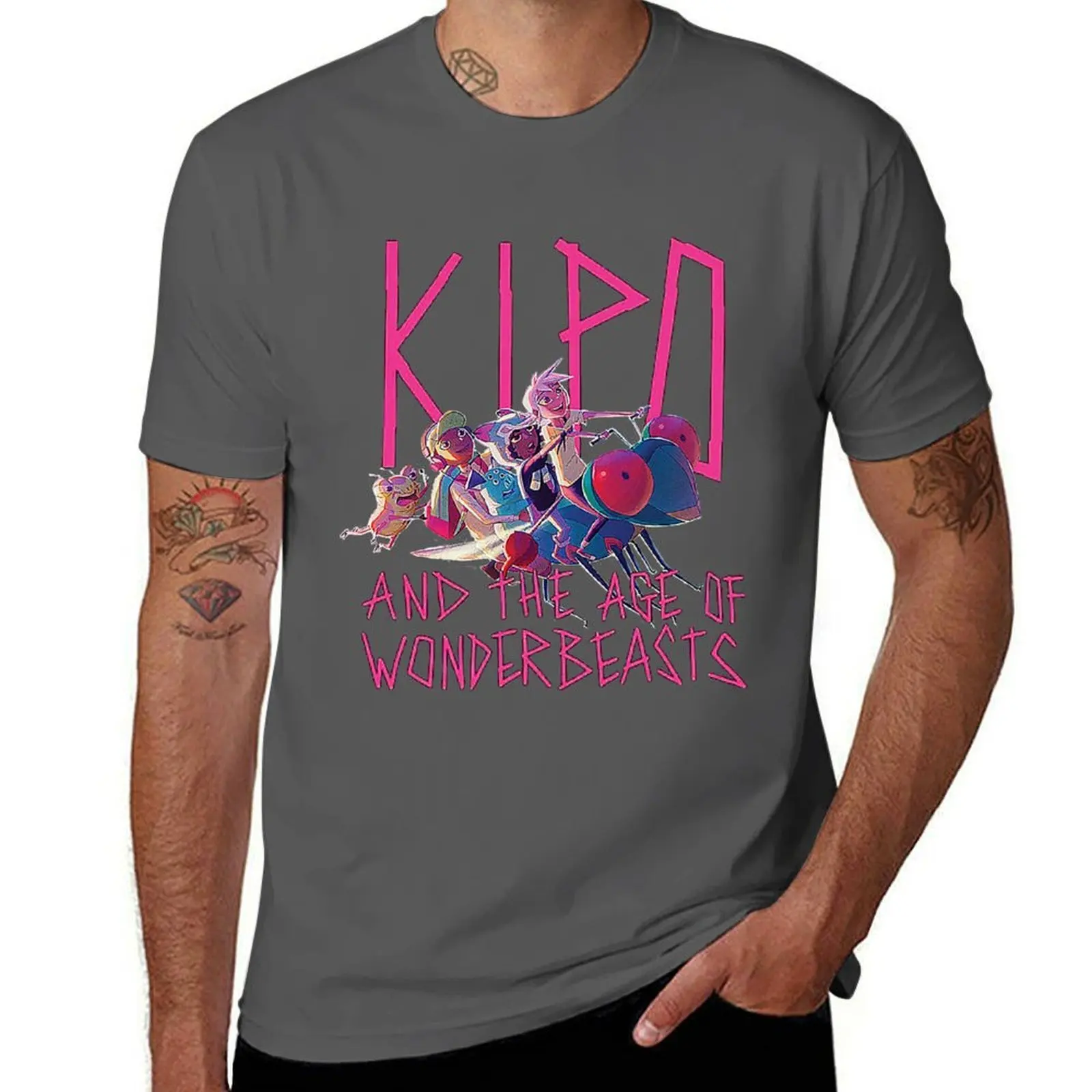 

Kipo & The Age of Wonderbeasts Shirt T-Shirt Casual Basic Short Sleeve T-Shirt