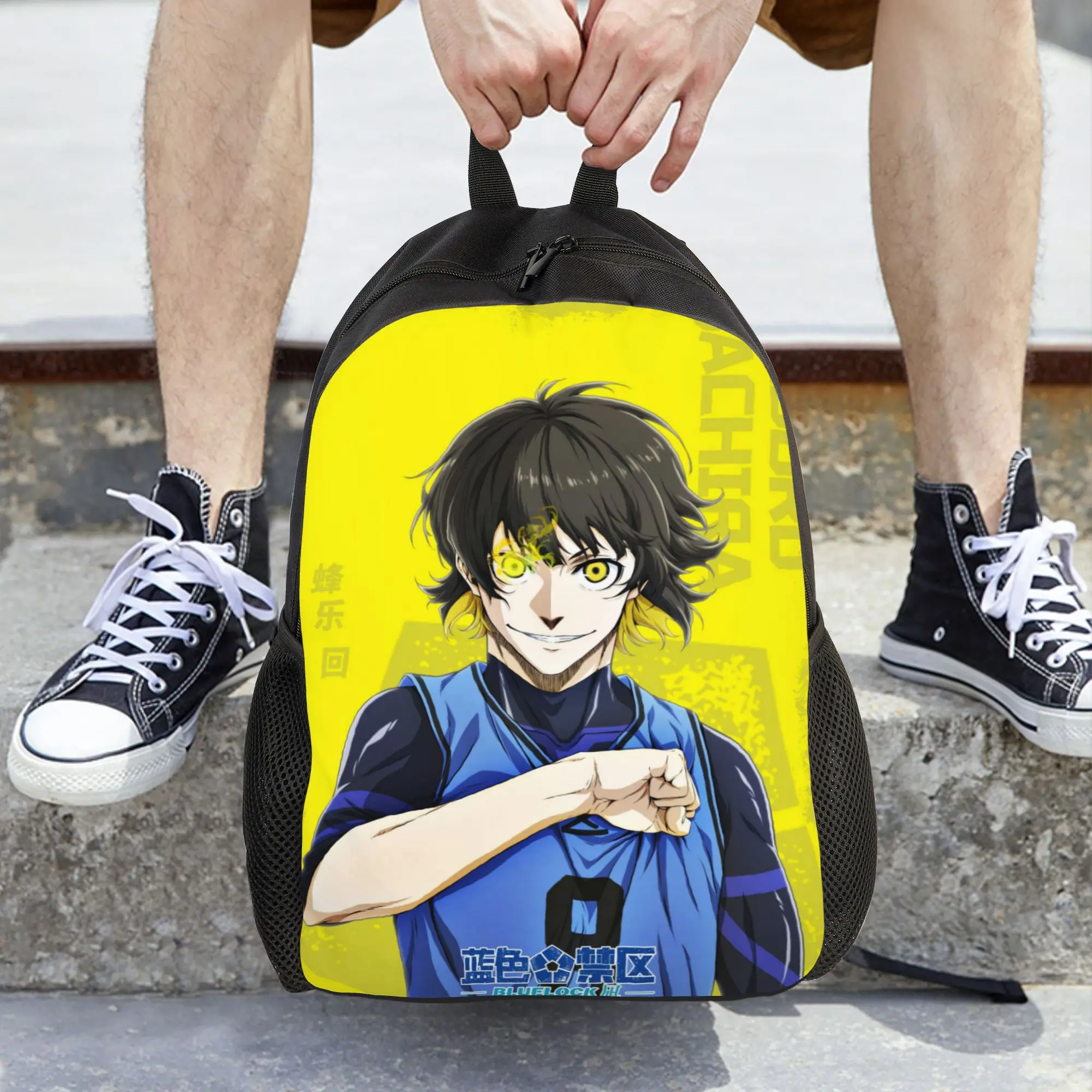 

Женский рюкзак в стиле аниме Blue Locks, классическая детская школьная сумка, компьютерный рюкзак, детская дорожная сумка через плечо