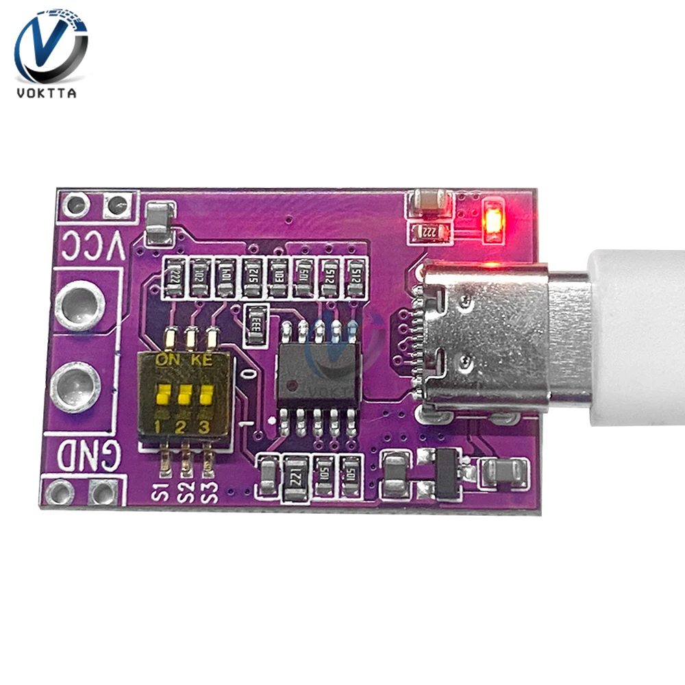 PD/QC/AFC Fast Charging Deception Trigger USB TYPE-C Fast Charger Module Supports Fixed Voltage Output of 5V 9V 12V 15V 20V