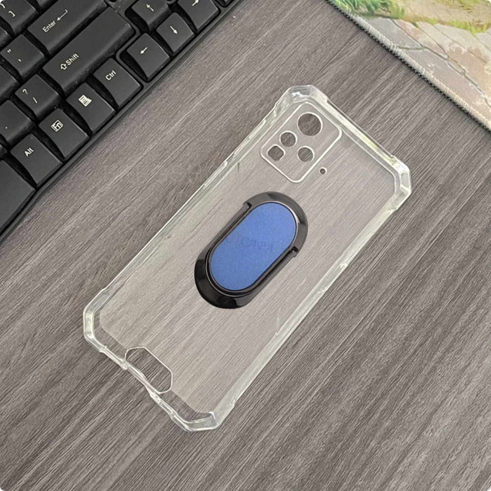 For Blackview BV4800 SE Pro BV4800Pro BV4800SE BV 4800 Back Ring Holder Bracket Phone Case Smartphone TPU Soft Silicone Cover