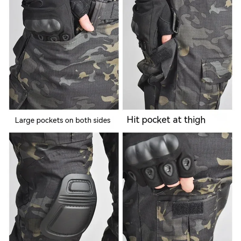 Uniforme táctico camuflaje camisa y pantalón manga larga - imagen 5