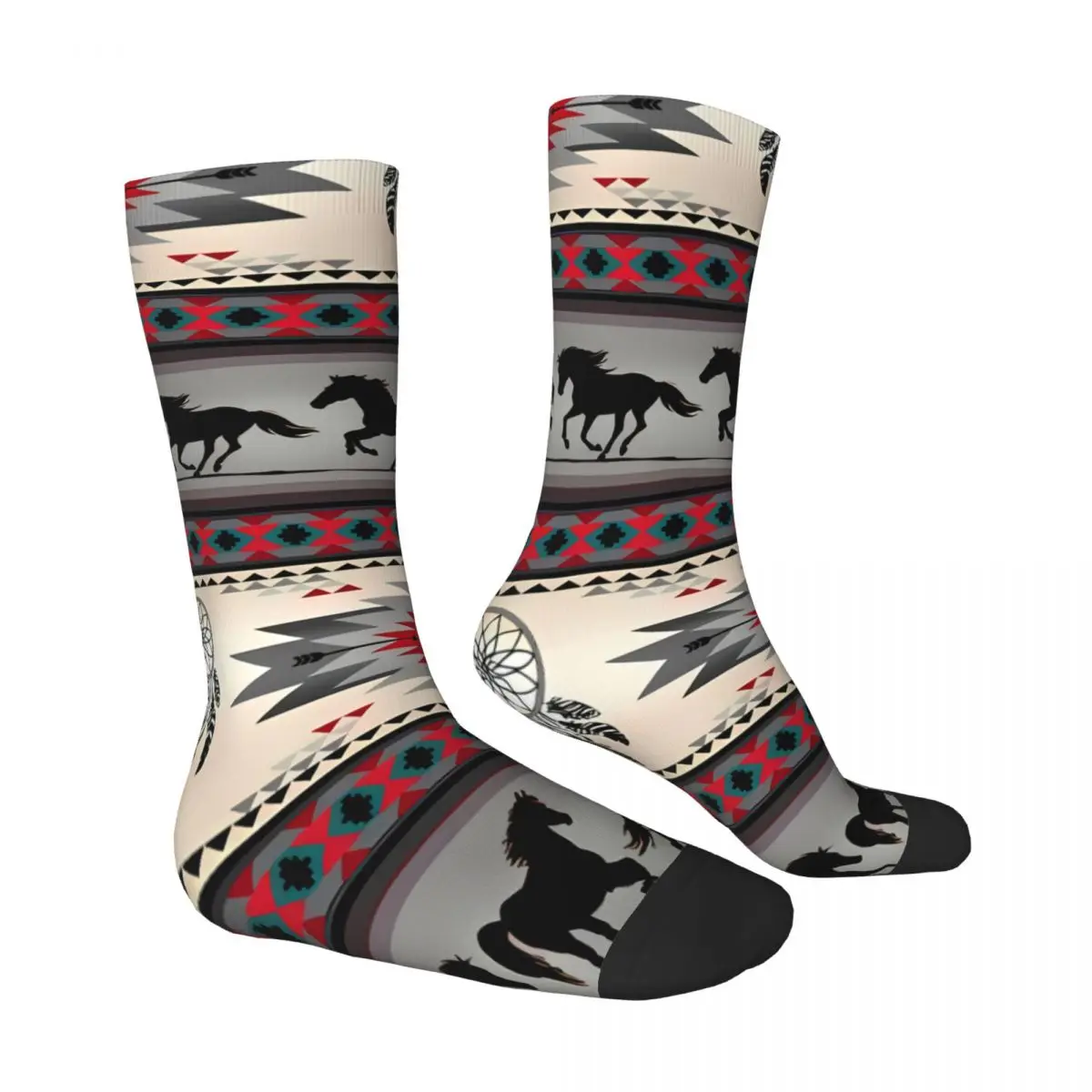 Classic Design Horse The Pretty Horses Socks Male Mens Women Winter Stockings Printed