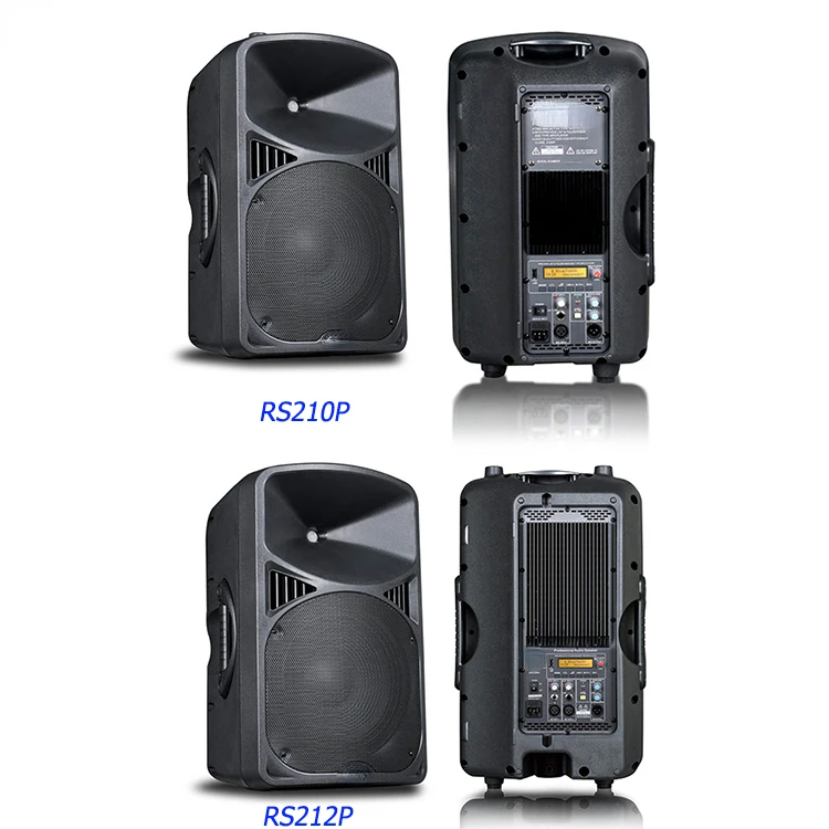 300W portable Trolley Wireless Battery Plastic Outdoor Active Powered Speaker 12 inch Active Speaker