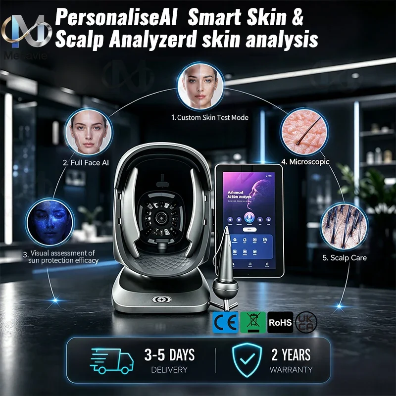 Professional AI Skin Analyzer Machine Facial Skin Scanner Beauty Consultation Equipment Skin Imaging System For Beauty Salon Spa