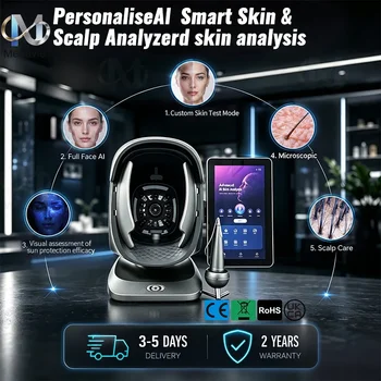 Professional AI Skin Analyzer Machine Facial Skin Scanner Beauty Consultation Equipment…