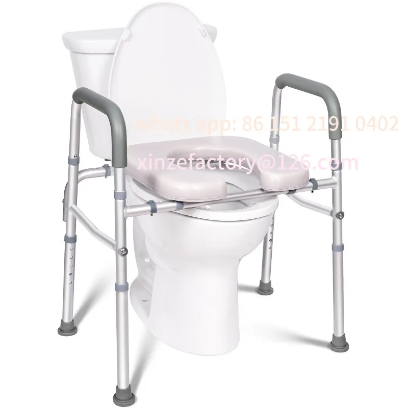 تخصيص عبر الحدود المسنين كرسي المرحاض سخان المرحاض النساء الحوامل مساعدة GetUp ارتفاع الرف رف المرحاض المحمول #1