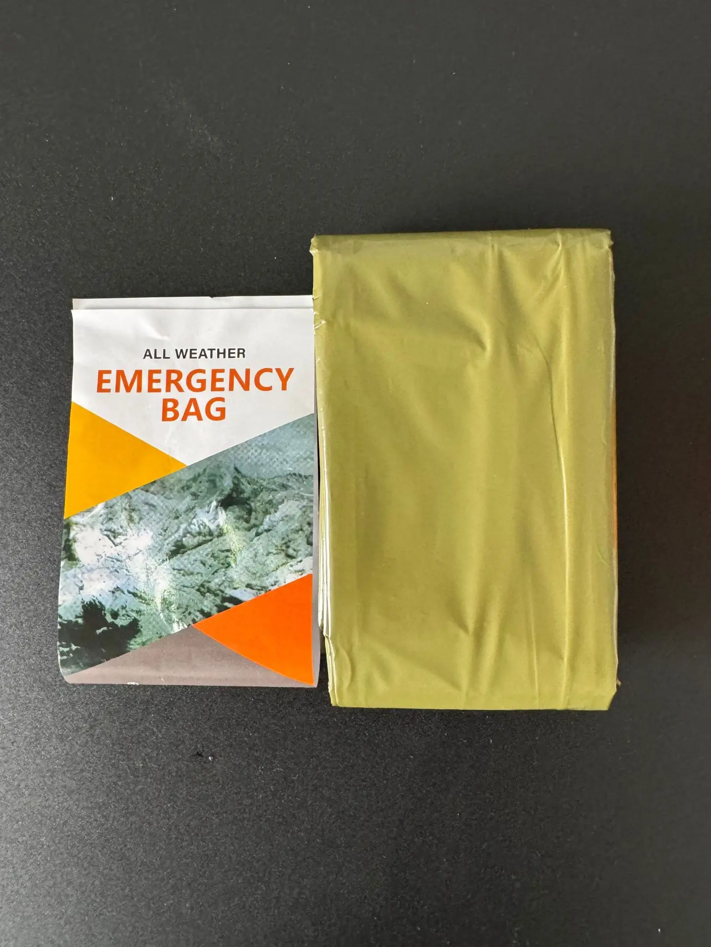 1/2 Stück 210 x 90 cm Notfall-Schlafsack, wasserdichte Aluminiumfolie, Thermodecken für Camping, Wandern, warm halten, Überlebensausrüstung – Detail 13