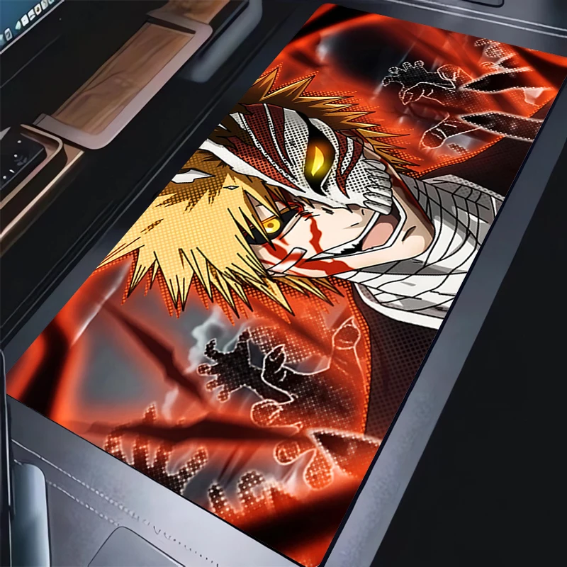 Mouse Pad XXL Kurosaki Ichigo Keyboard Pad Laptop Japan Anime Bleach Desktop Mouse Mat PC Gaming Accessories Mousepad HD Print