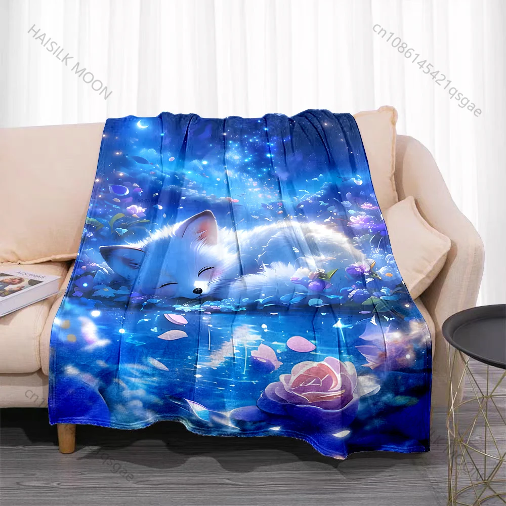 

Плед с принтом золотого лотоса и карпами кои, 1 шт., из фланелевого материала, мягкий и теплый, для всех сезонов, для дома, улицы, кемпинга, пикников, автодомов