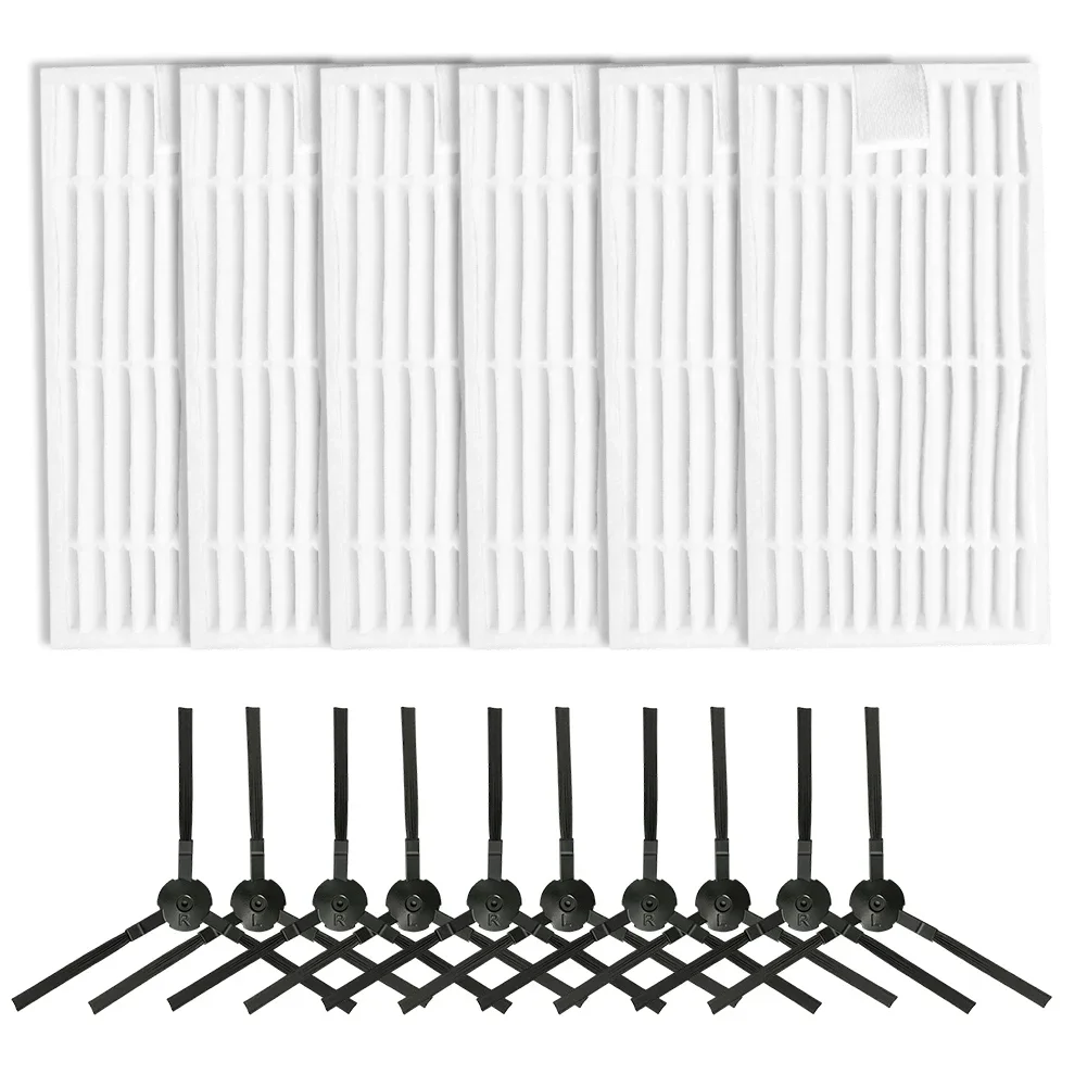

Side Brush Filter Kit For ILIFE G9/G9PRO/V9/V9PRO Vacuum Cleaner Accessories Home Improvement Side Brushes HEPA Filter