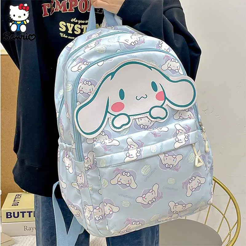 Kawaii Sanrio Backpack Anime Kuromi Cinnamoroll My Melody Student Bag Large Capacity School Bag For Boy Girl Children Gifts Toys