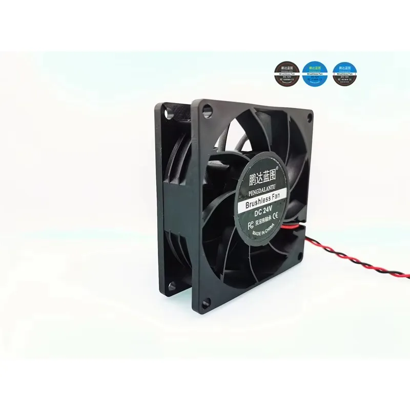 pa  8025 Double Ball Bearing 24V 0.13a 8cm Cabinet Frequency Conversion Server Cooling Fan