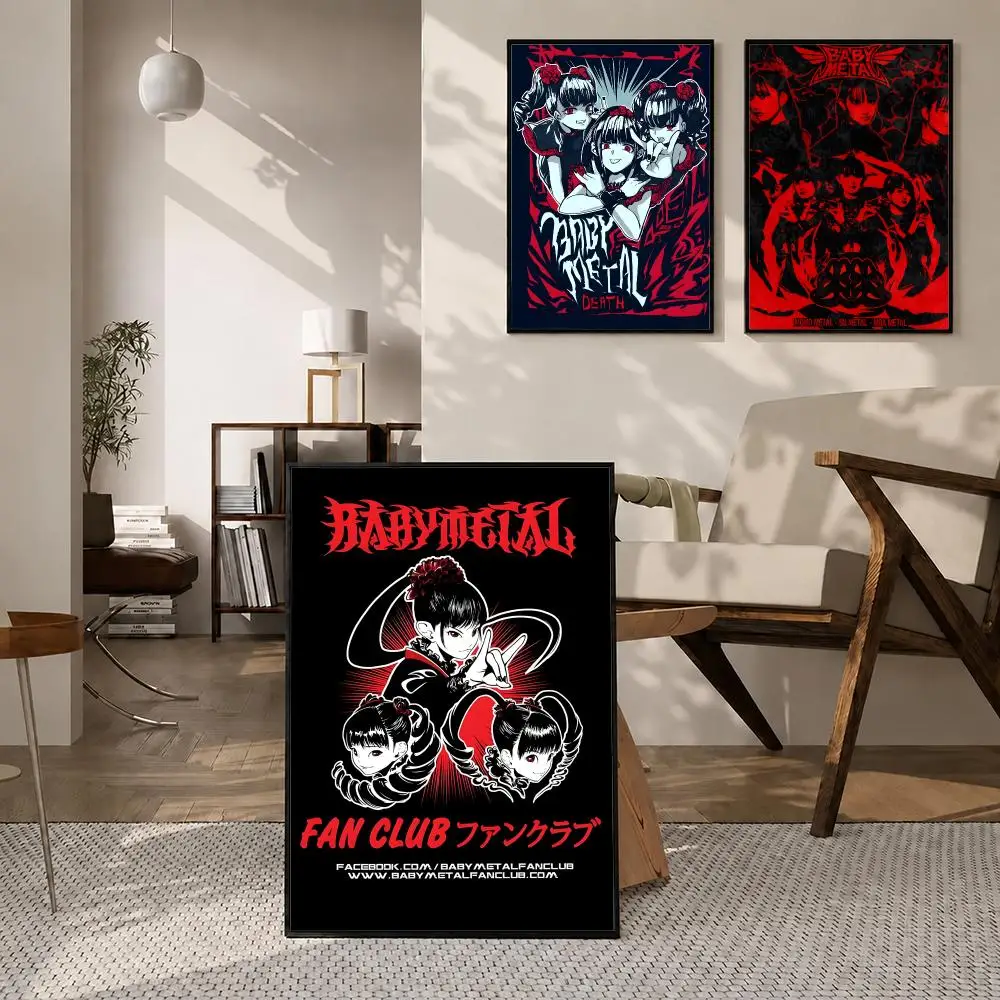 Singer Babymetal Poster High-definition poster stickers, suitable for bedroom, living room, home decoration
