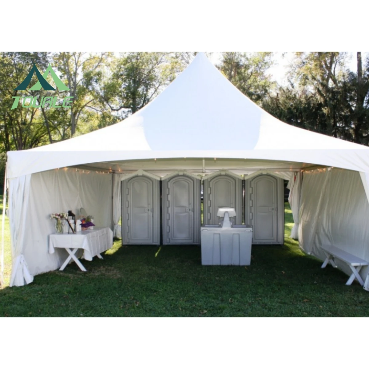 

Outdoor 6x6m 6 X12m West Coast Style Straight Leg Party Tent Wedding Event Tent
