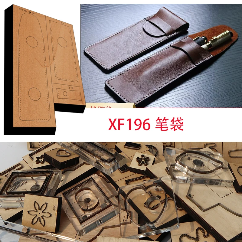 New Japan Steel Blade Wooden Die Pen strap  Wallet Leather Craft Punch Hand Tool Cut Knife Mould  leather craft tools