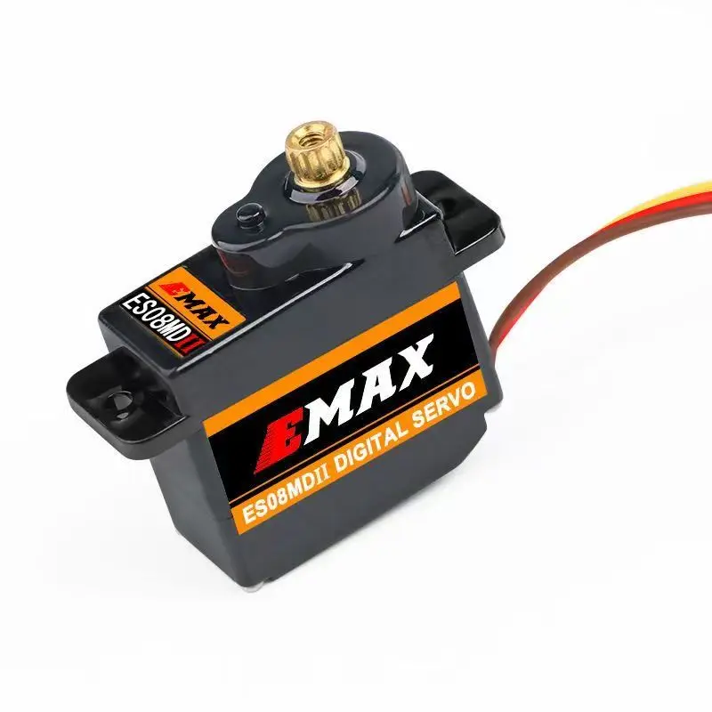Original Emax ES08MD II 4-6.0V 2kg Metal Gear Mini Digital Servo Futaba/JR Plug For TREX 450 Airplane Helicopter Accessories - view 6