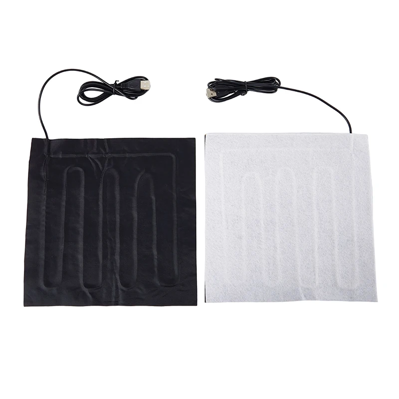 5V USB Carbon Fiber Heater Soft 22x22cm Electric Heated Cushion Jacket Vest Winter Clothing Warmer Pad For Keep Heating