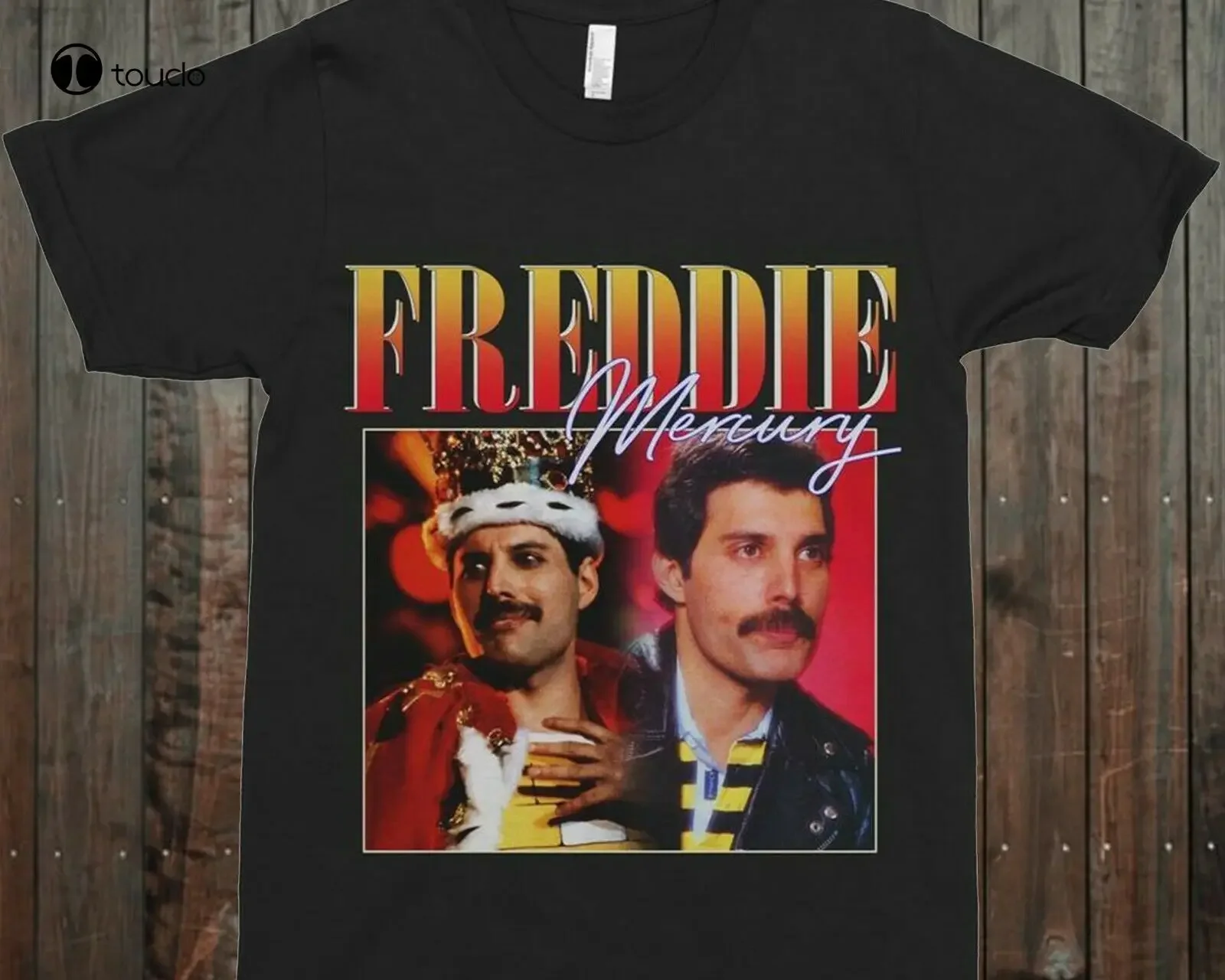 Freddie Mercury 90S Crewneck Vintage T-Shirt Tee Shirt