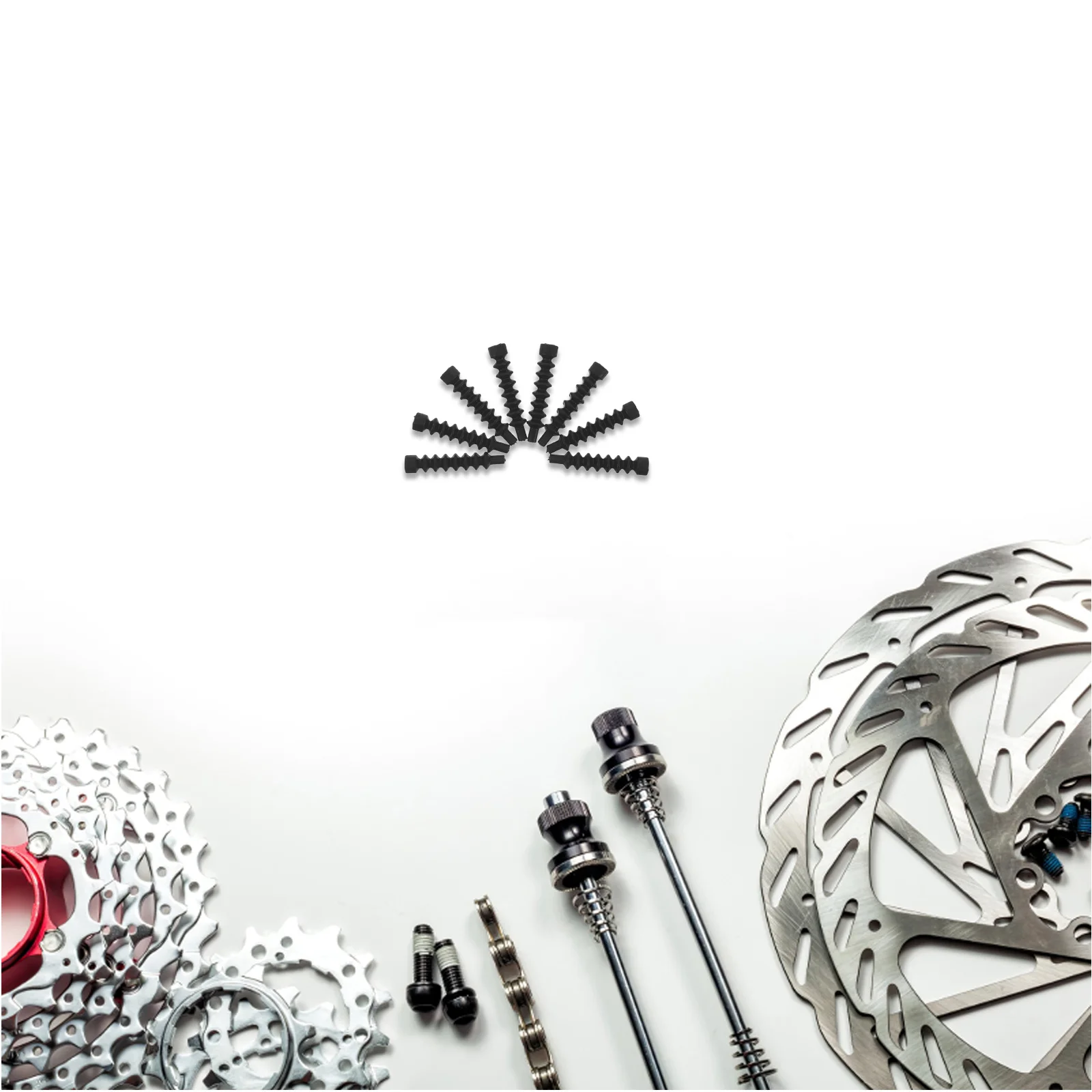 

8Pcs Mountain Bike Brake Cable Sleeve Rubber Dust Proof Protector Cover Brake Line Protective Cycling Tube Bike Cable Protectors