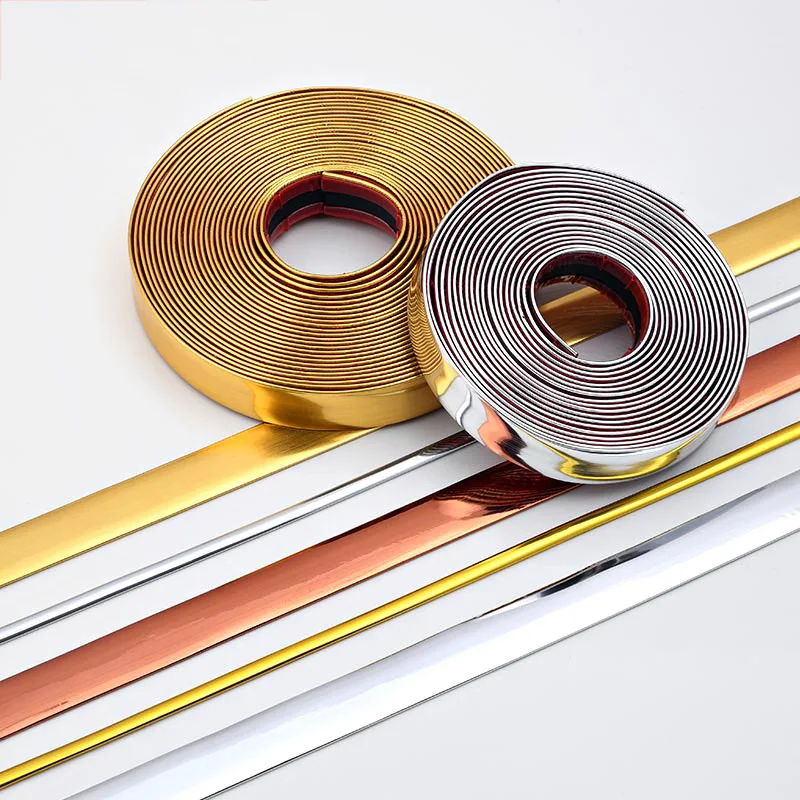 Golden Self Adhesive Wall Border Trim for Wallpaper and Wall Fabric Seam Decoration
