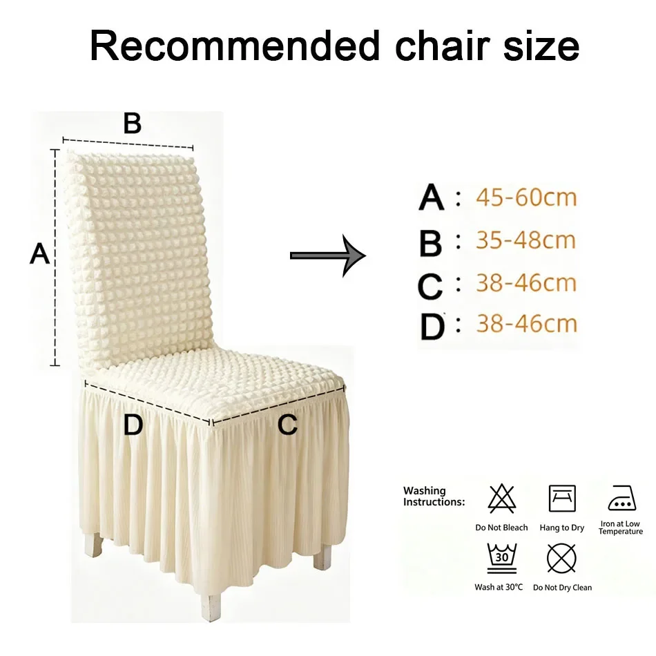 Home Chair Covers Special Chair Covers for Dining Room Chairs Celebration and Holiday Decoration Chair Covers