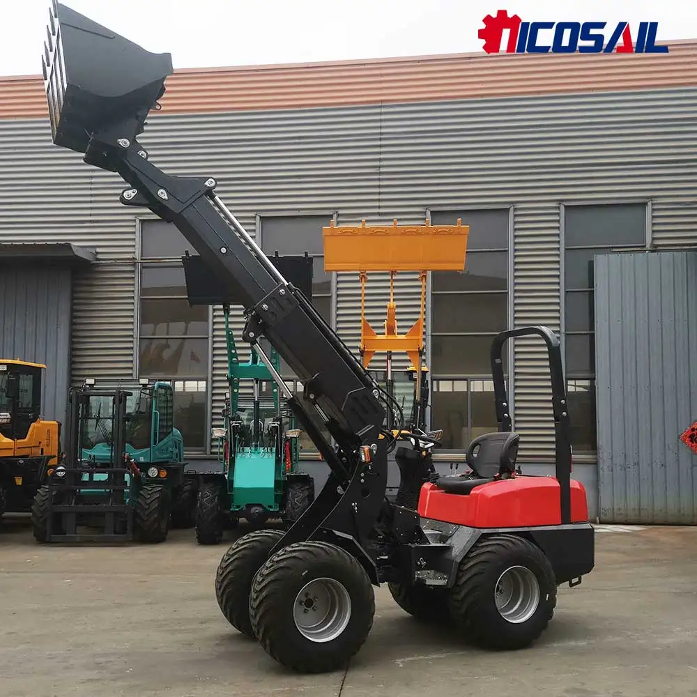 جرافة انزلاقية صغيرة رائجة البيع مع شحن مجاني - معتمدة من CE، تنطبق على البناء والمزرعة والبستان